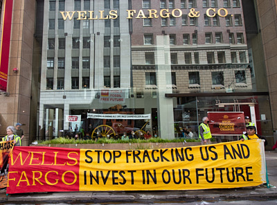 Climate Activists Occupy Wells Fargo Global Headquarters:April 25, 2022